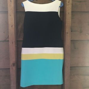 Great Summer Color Block Work Dress Size 6